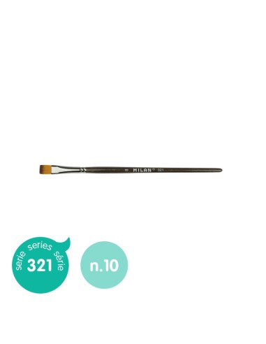 PINCEL SINTÉTICO PLANO SERIE 321, Nº 10 MILAN 80479